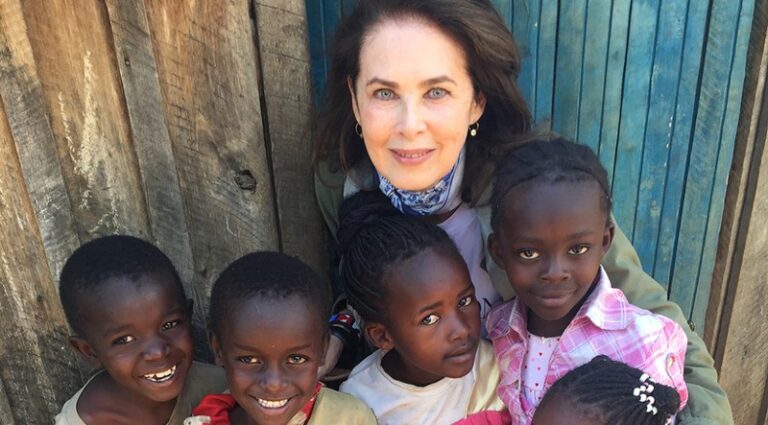Dayle Haddon, “The Face” of Estée Lauder and L’Oréal, is Changing the Face of Women’s Education Across the World